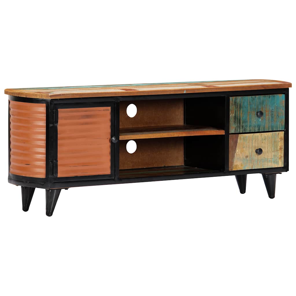 TV Cabinet Multicolor with natural wood grain