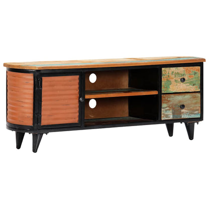 TV Cabinet Multicolor with natural wood grain