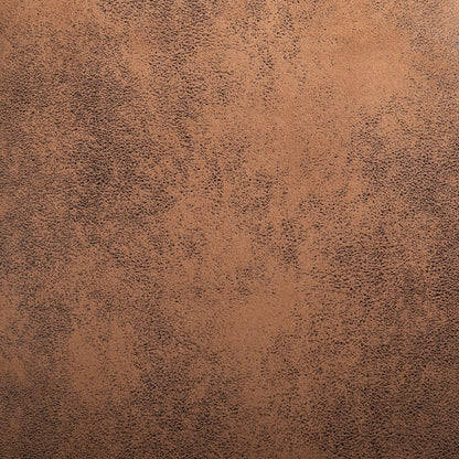 Dining Chair Set of 4 Brown Faux suede leather and solid wood