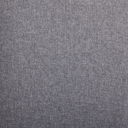Dining Chair Set of 2 Light Gray Fabric and Rubber wood Regular