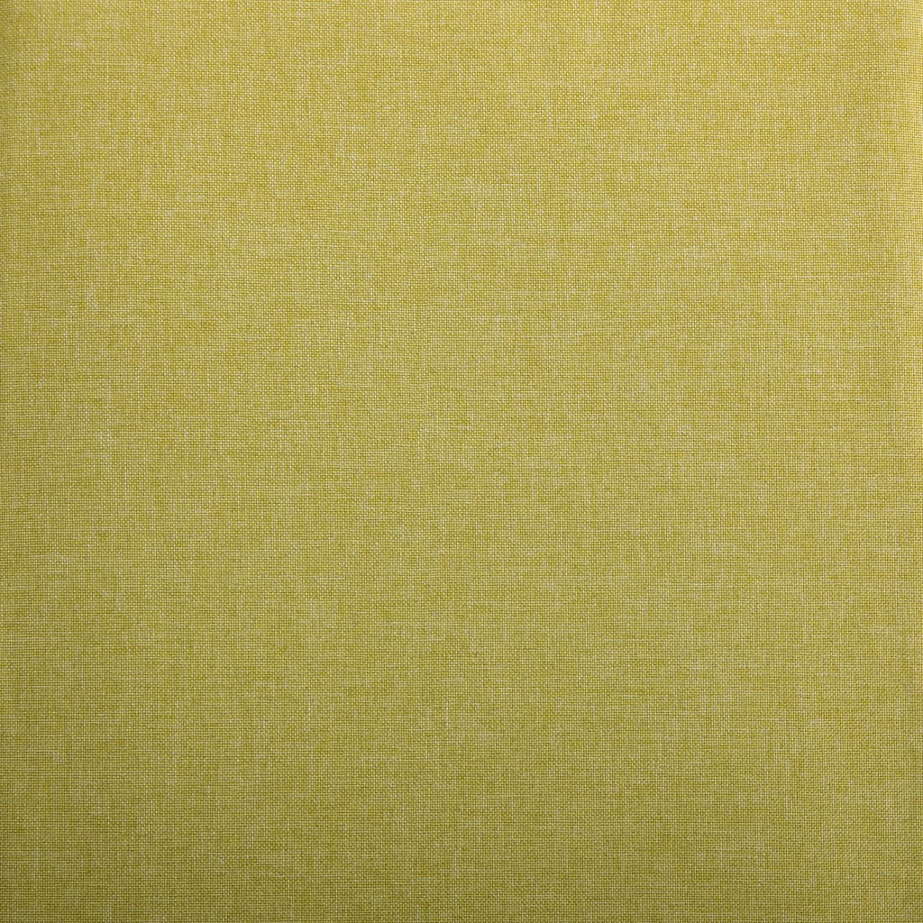 Dining Chair Set of 4 Green Fabric and Rubber wood Standard