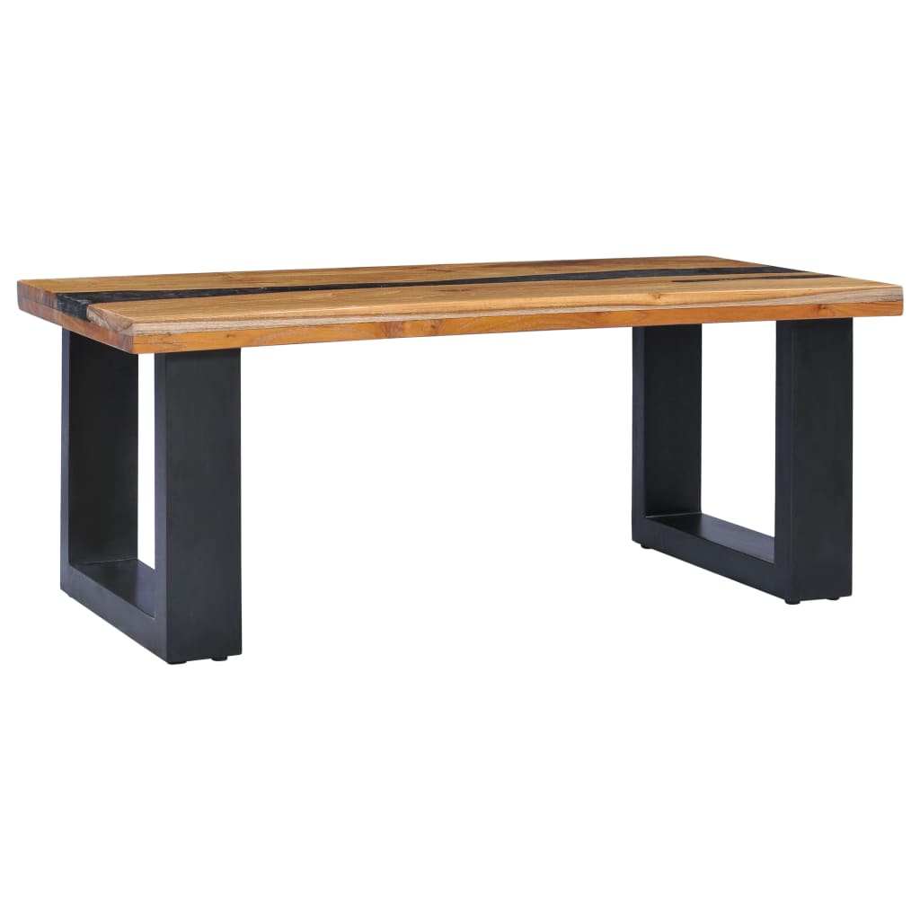 Coffee Table Multicolor Teak wood, Mango wood, Polyresin