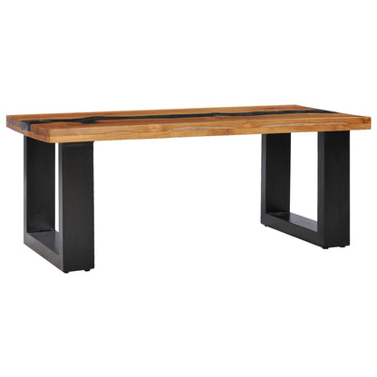 Coffee Table Multicolor Teak wood, Mango wood, Polyresin