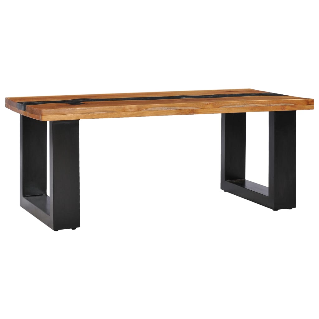 Coffee Table Multicolor Teak wood, Mango wood, Polyresin