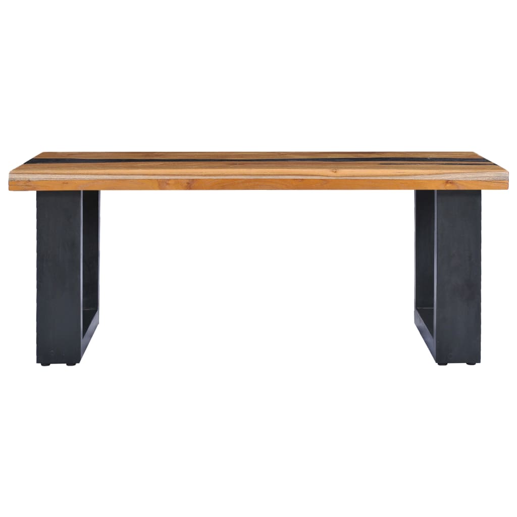 Coffee Table Multicolor Teak wood, Mango wood, Polyresin
