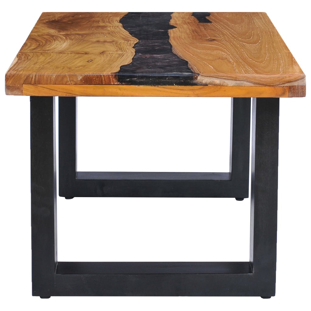 Coffee Table Multicolor Teak wood, Mango wood, Polyresin