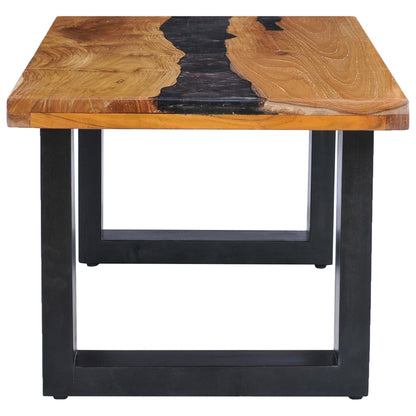 Coffee Table Multicolor Teak wood, Mango wood, Polyresin