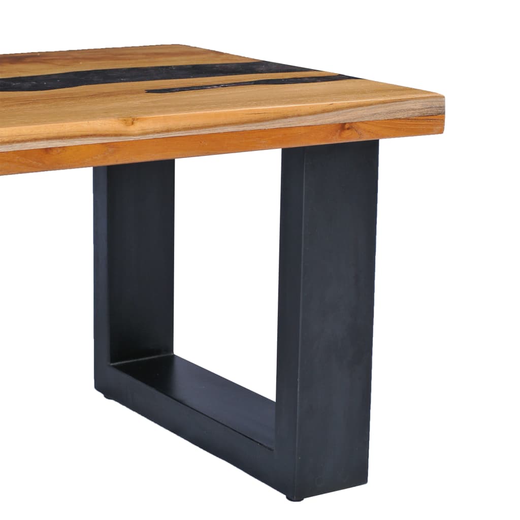 Coffee Table Multicolor Teak wood, Mango wood, Polyresin