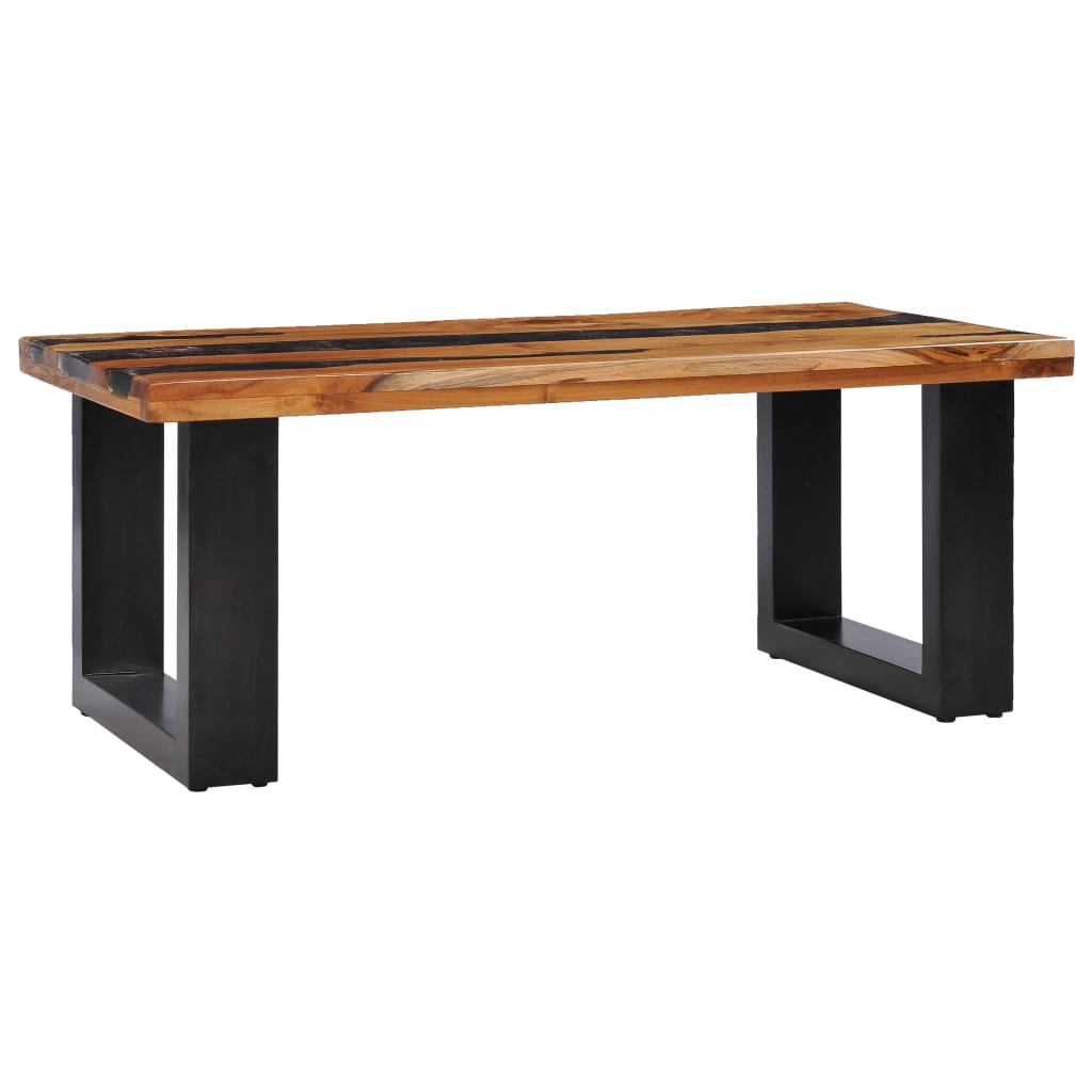 Coffee Table Multicolor Teak wood, Mango wood, Polyresin