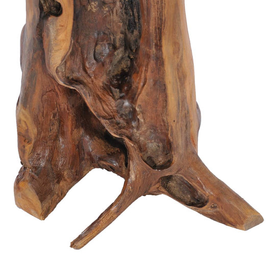 Coffee Table Natural wood Solid teak wood 15.7x15.7 in Durable
