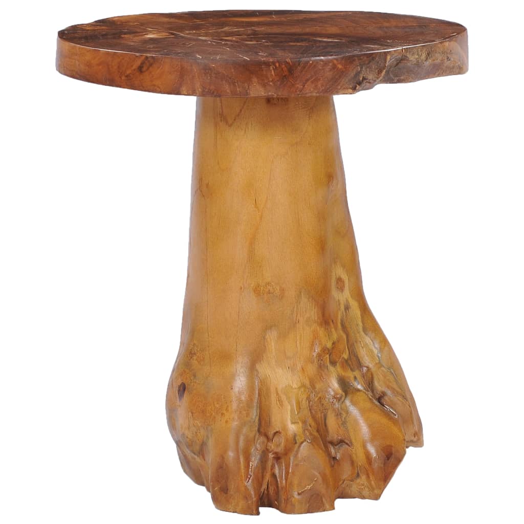 Coffee Table Natural wood Solid teak wood 15.7x15.7 in Durable