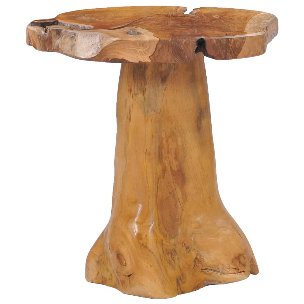 Coffee Table Natural wood Solid teak wood 15.7x15.7 in Durable