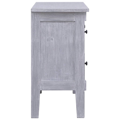 Sideboard Grey wash finish Solid Mahogany wood