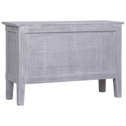 Sideboard Grey wash finish Solid Mahogany wood