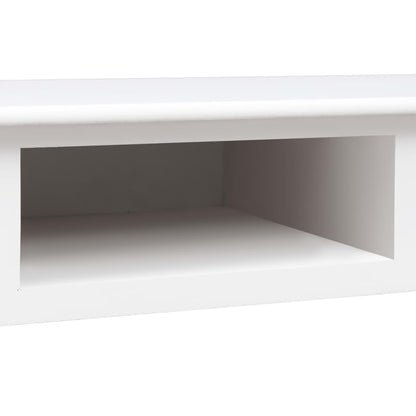 Desk White Solid Paulownia wood and Solid Poplar wood Medium Desk