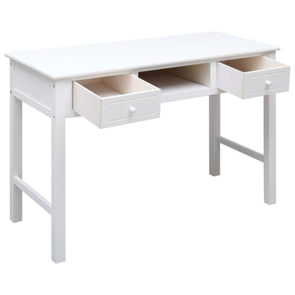 Desk White Paulownia wood and Poplar wood Medium Desk