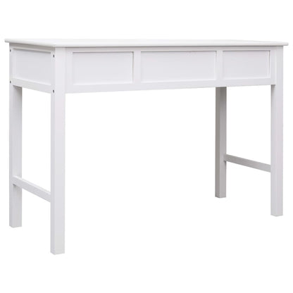 Desk White Paulownia wood and Poplar wood Medium Desk