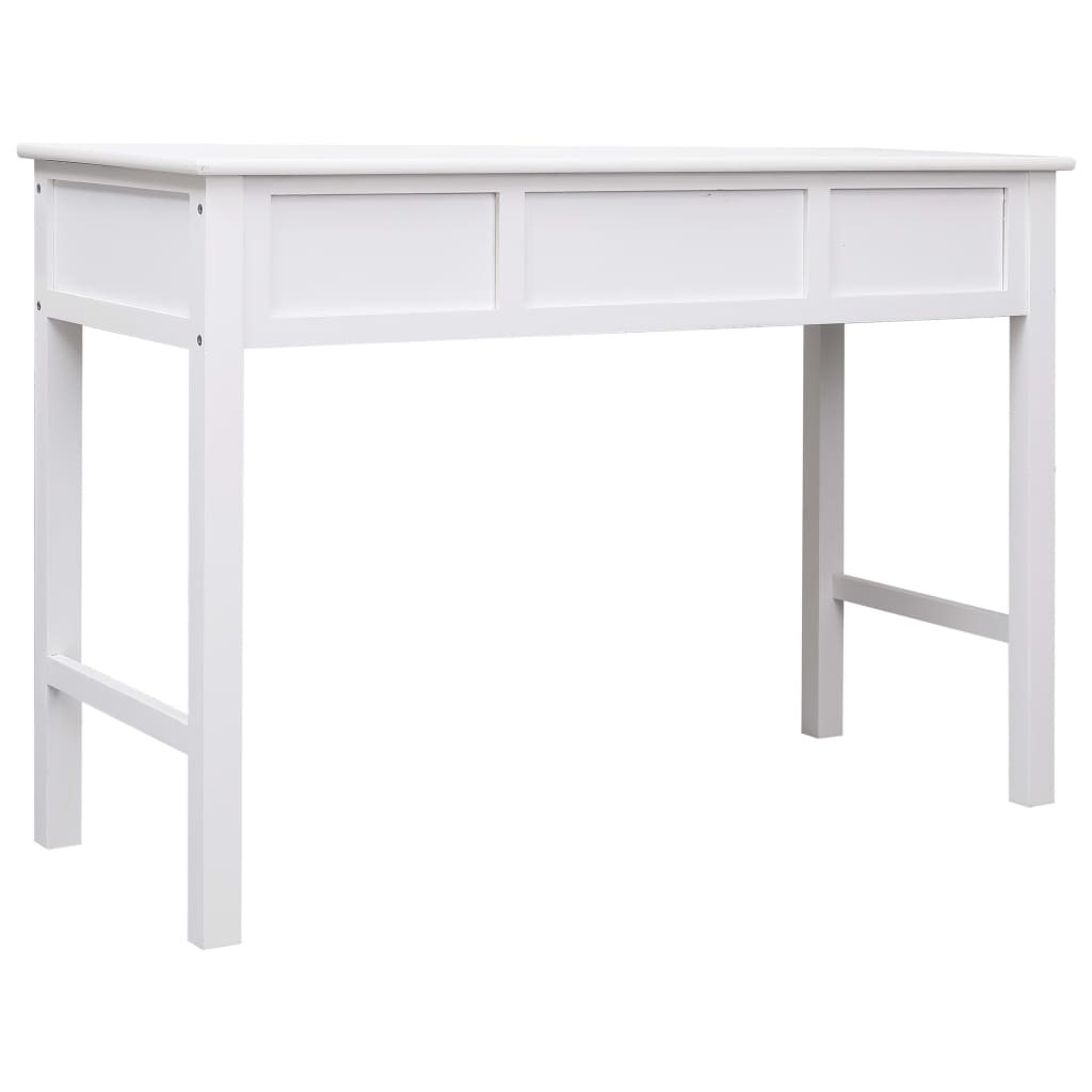 Desk White Paulownia wood and Poplar wood Medium Desk