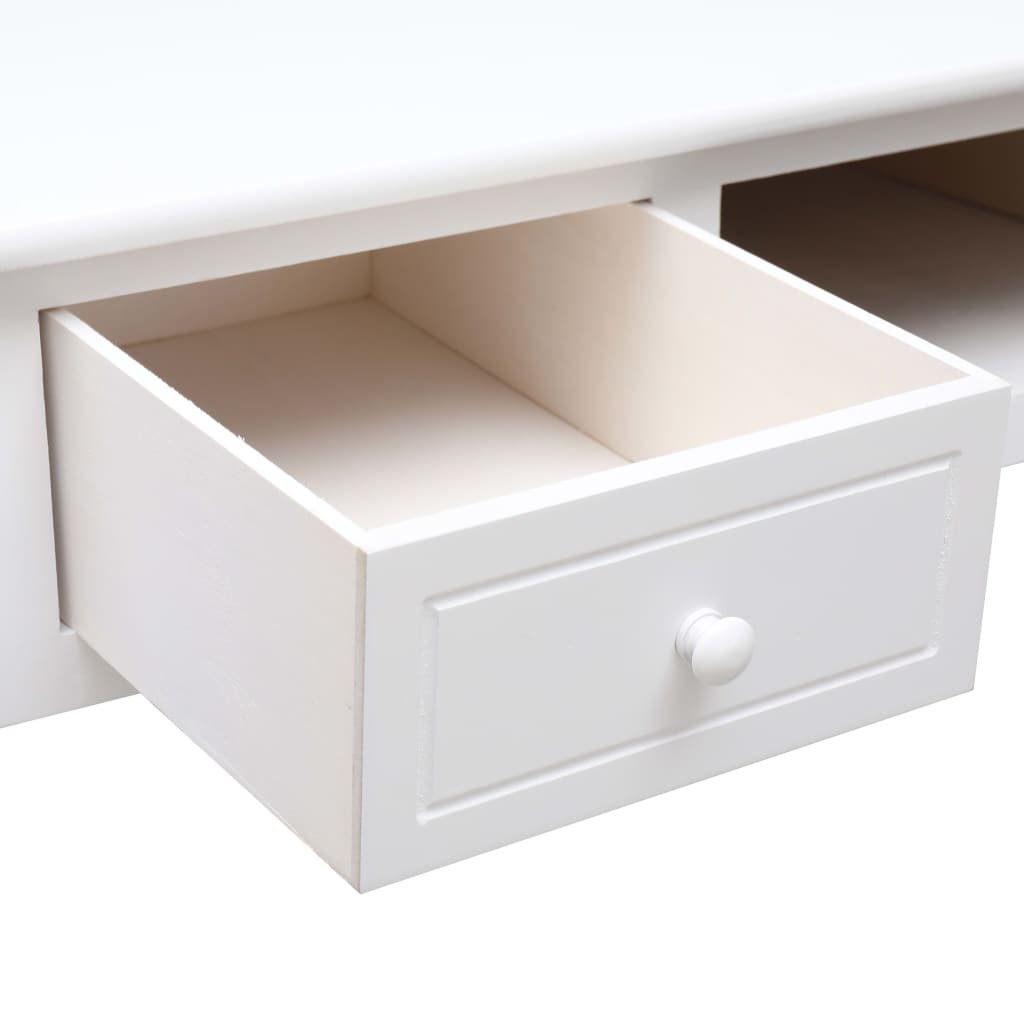 Desk White Paulownia wood and Poplar wood Medium Desk