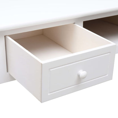 Desk White Paulownia wood and Poplar wood Medium Desk