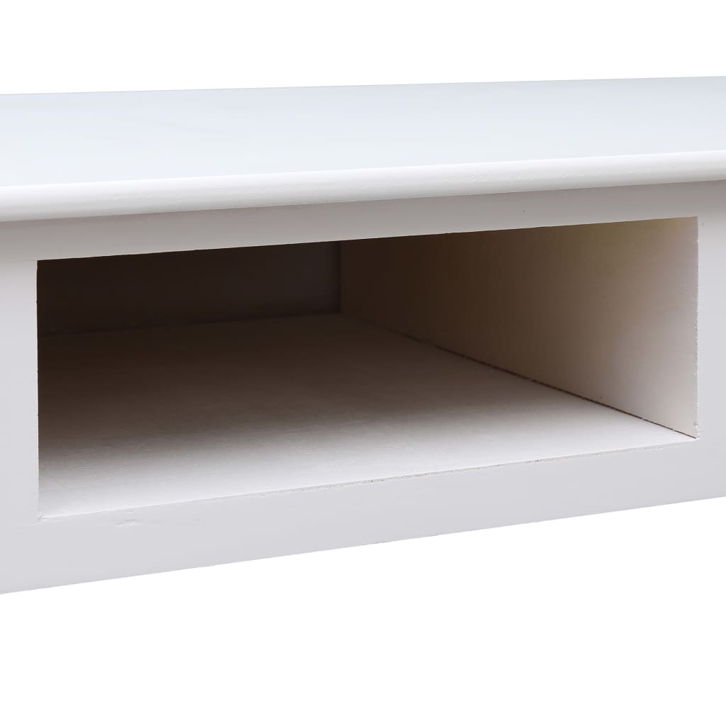 Desk White Paulownia wood and Poplar wood Medium Desk