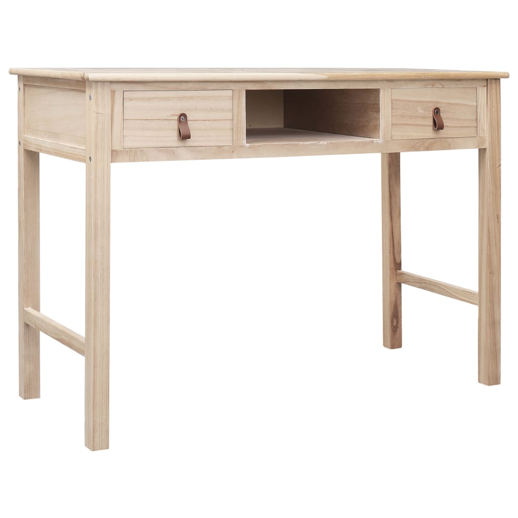 Desk Natural Paulownia wood, Poplar wood Medium Desk