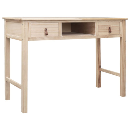 Desk Natural Paulownia wood, Poplar wood Medium Desk