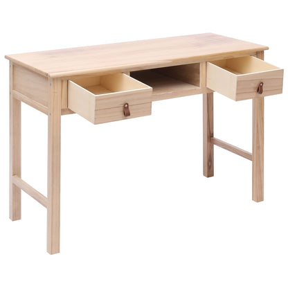 Desk Natural Paulownia wood, Poplar wood Medium Desk