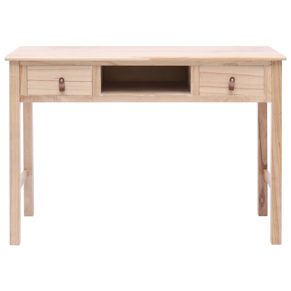 Desk Natural Paulownia wood, Poplar wood Medium Desk