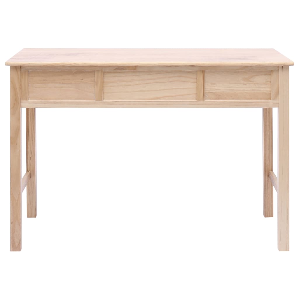 Desk Natural Paulownia wood, Poplar wood Medium Desk