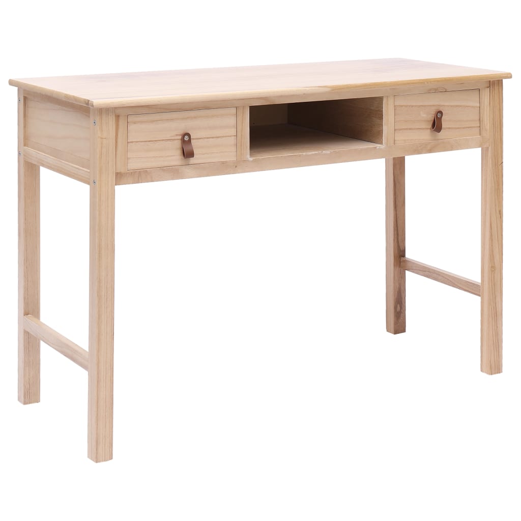 Desk Natural Paulownia wood, Poplar wood Medium Desk