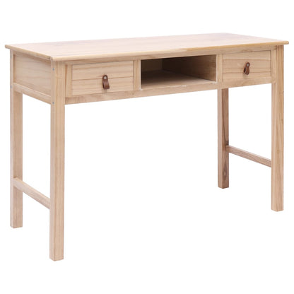 Desk Natural Paulownia wood, Poplar wood Medium Desk