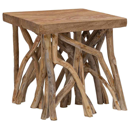 Coffee Table Brown Mixed recycled wood Small Durable