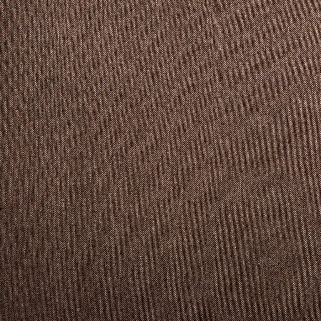 Dining Chairs 6 pcs Brown Fabric