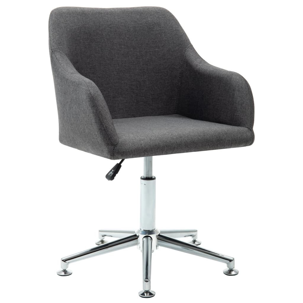 Office Chair Dark Gray Polyester fabric, plywood, steel Standard