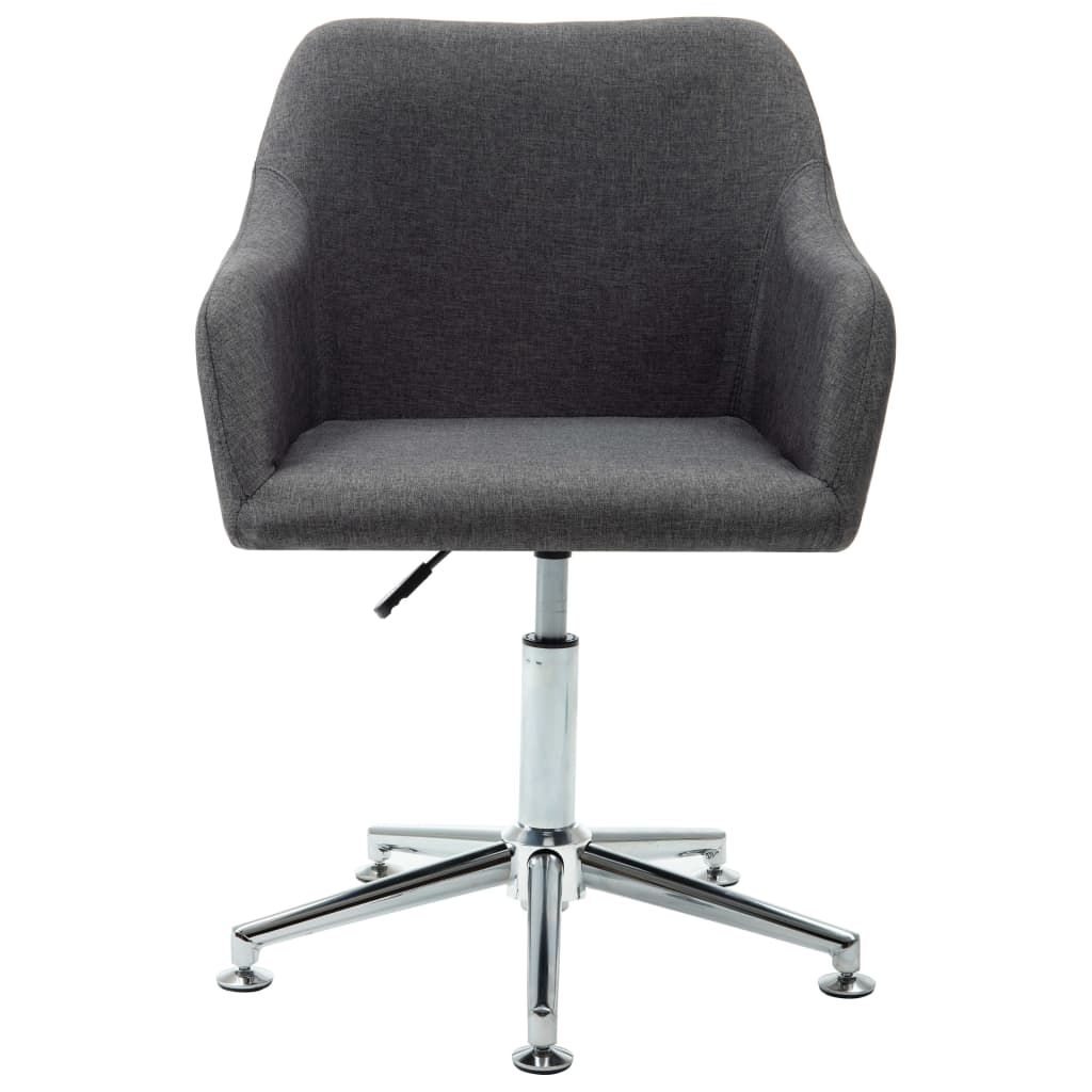 Office Chair Dark Gray Polyester fabric, plywood, steel Standard