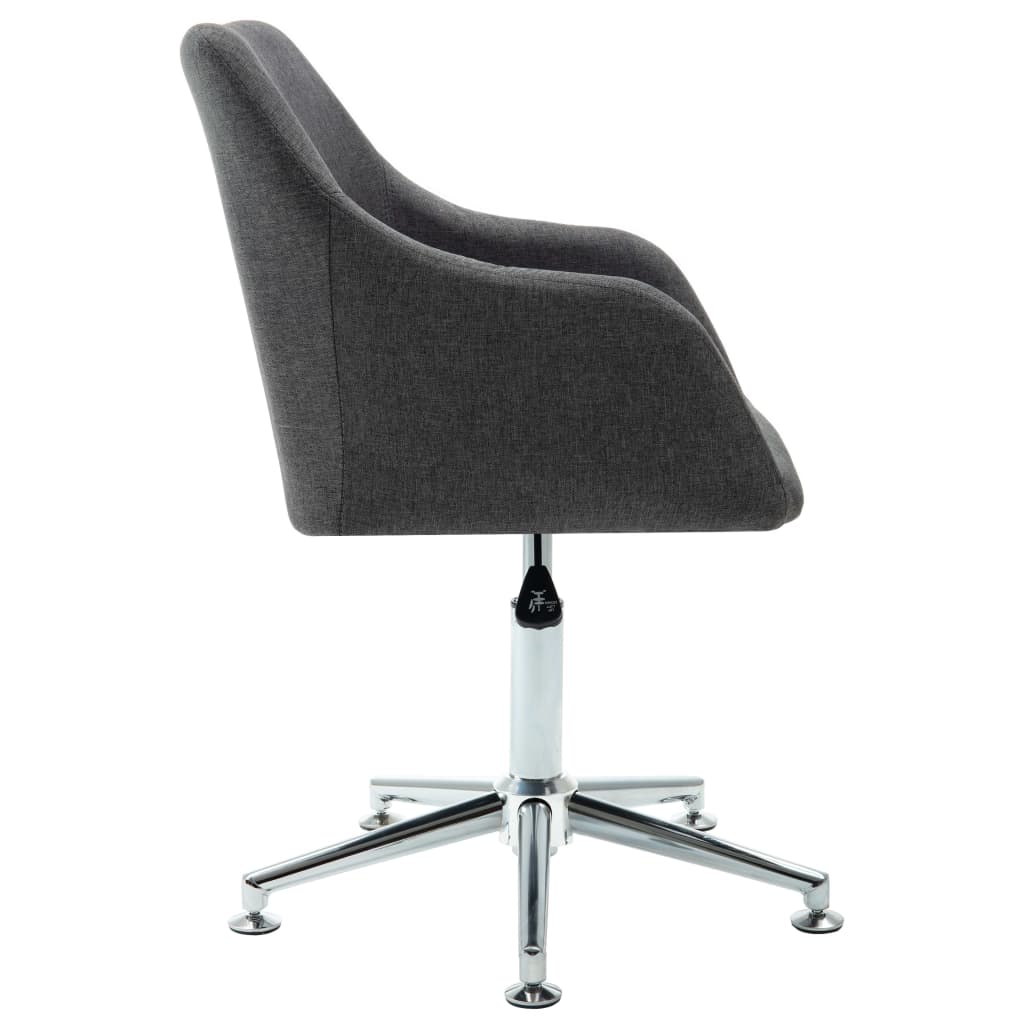 Office Chair Dark Gray Polyester fabric, plywood, steel Standard