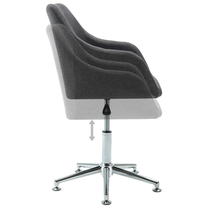 Office Chair Dark Gray Polyester fabric, plywood, steel Standard