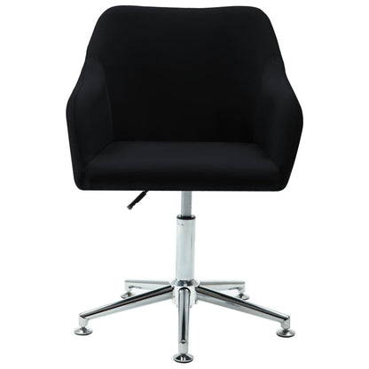 Office Chair Black Polyester, Plywood, Steel Medium Swivel