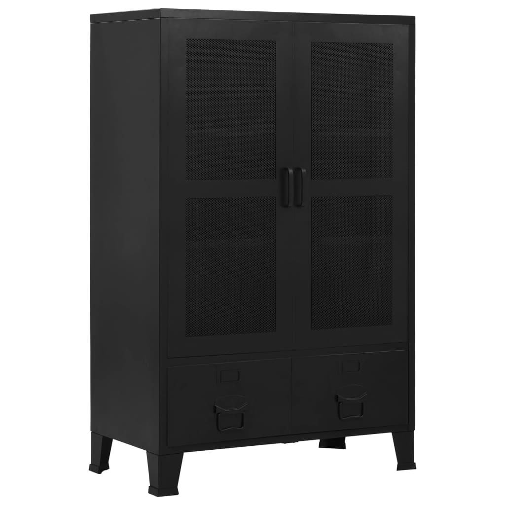 Office Cabinet Black Steel, Plastic Medium Filing Cabinet