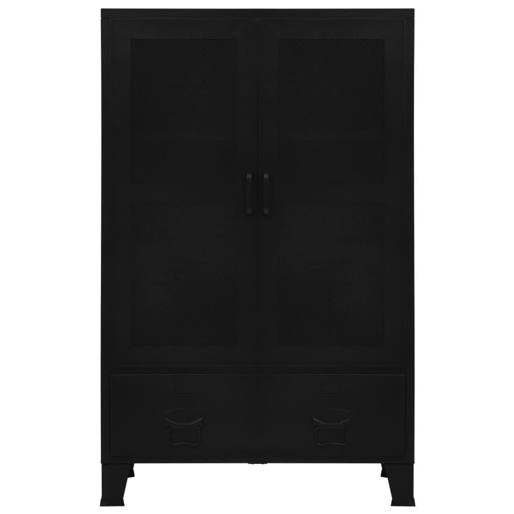 Office Cabinet Black Steel, Plastic Medium Filing Cabinet