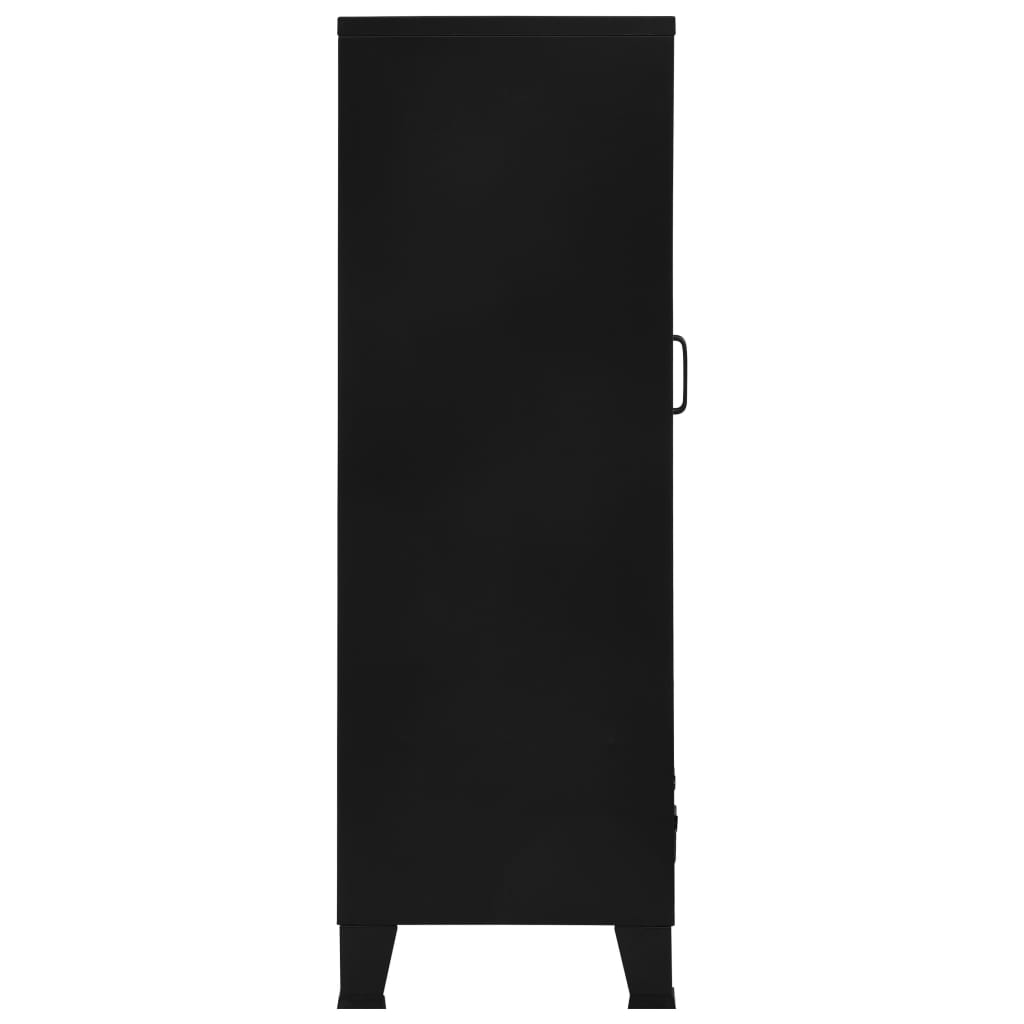 Office Cabinet Black Steel, Plastic Medium Filing Cabinet