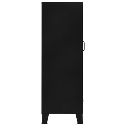 Office Cabinet Black Steel, Plastic Medium Filing Cabinet