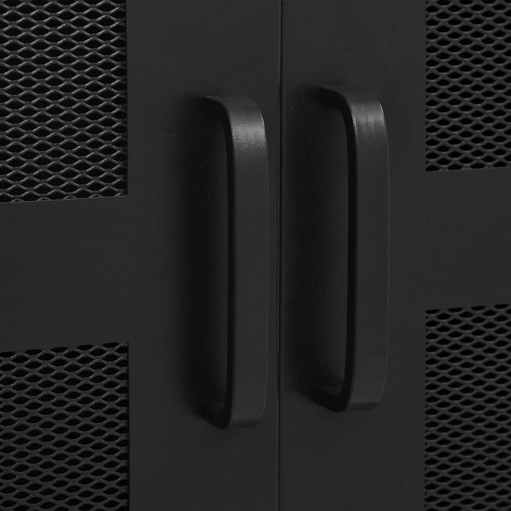 Office Cabinet Black Steel, Plastic Medium Filing Cabinet