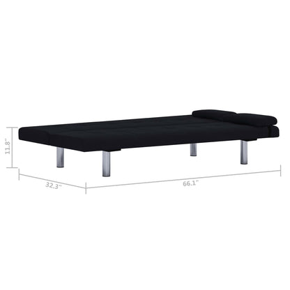 Sofa Bed Black Wooden frame Standard