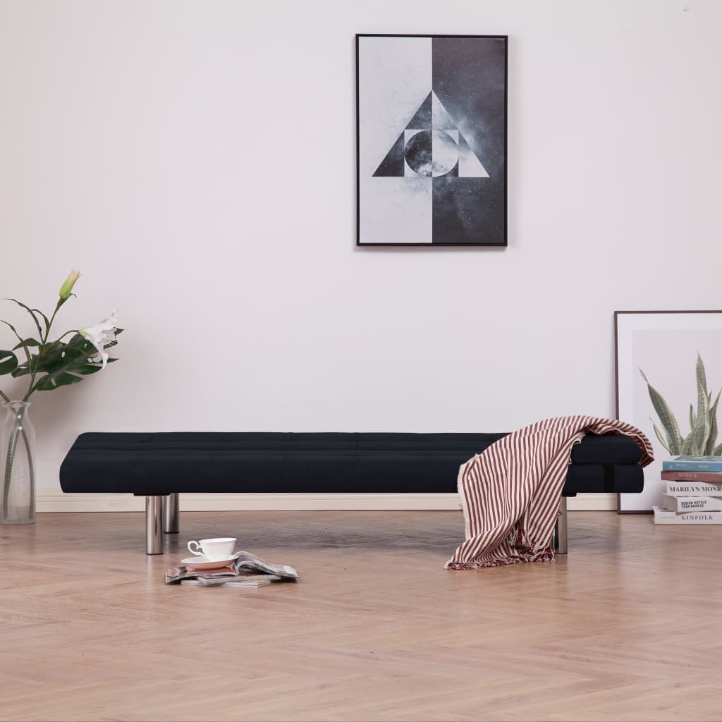 Sofa Bed Black Wooden frame Standard