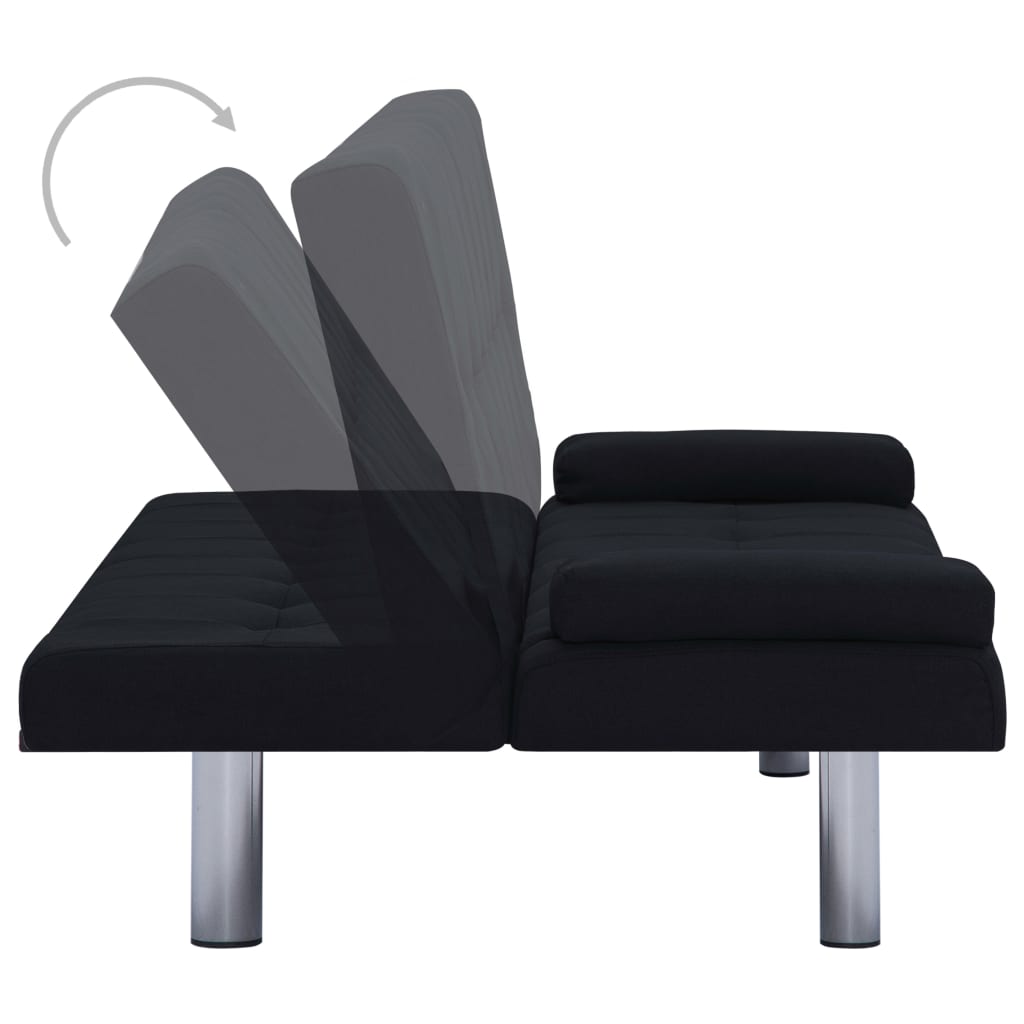 Sofa Bed Black Wooden frame Standard