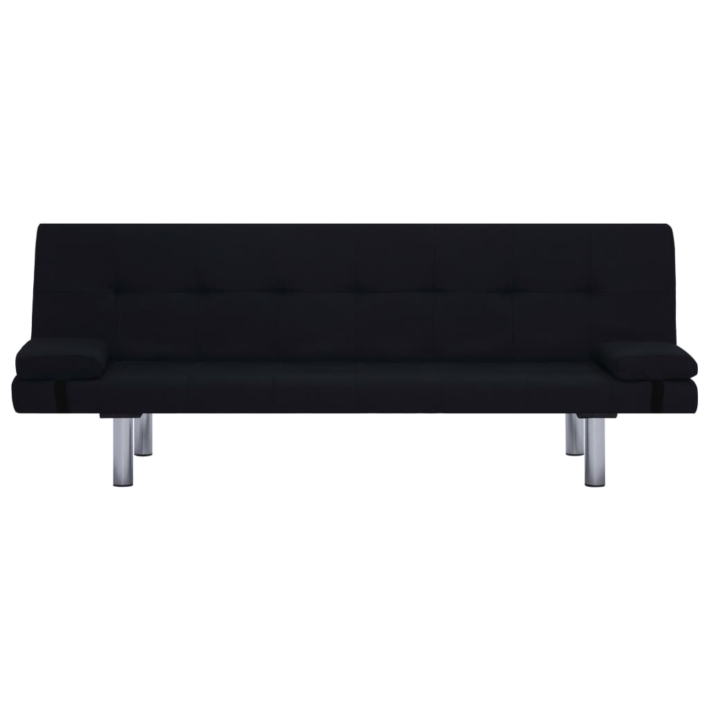 Sofa Bed Black Wooden frame Standard