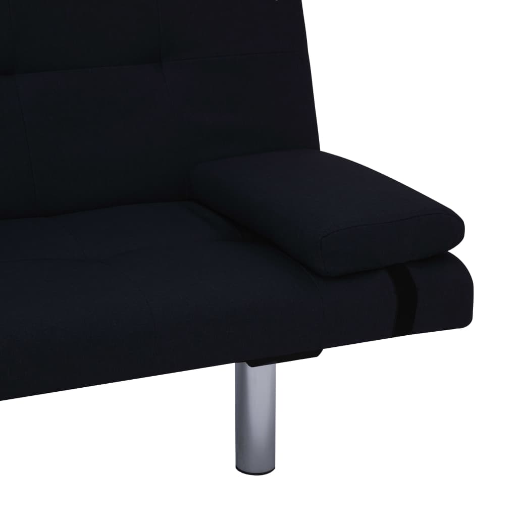 Sofa Bed Black Wooden frame Standard