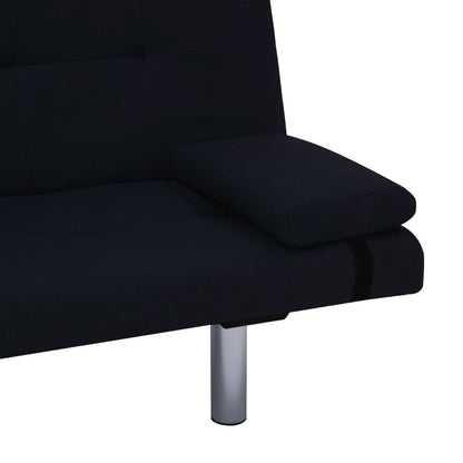 Sofa Bed Black Wooden frame Standard
